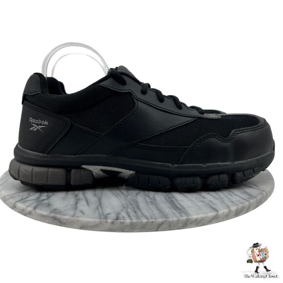 Reebok Ketia Work Shoes Mens 10 Leather Cross Trainer Electrical Hazard Protect